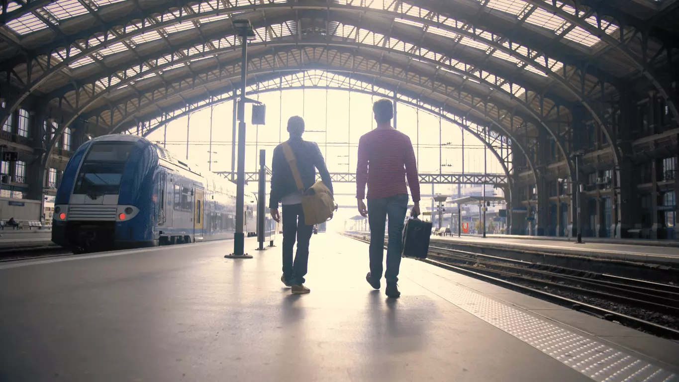 vignette de la vidéo pour la SNCF, une gare en musique